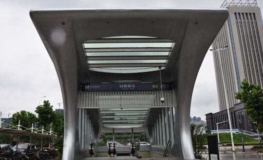 武汉地铁四号线园林路站